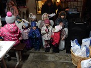 Rozsvícení stromečku v obci Vlkava